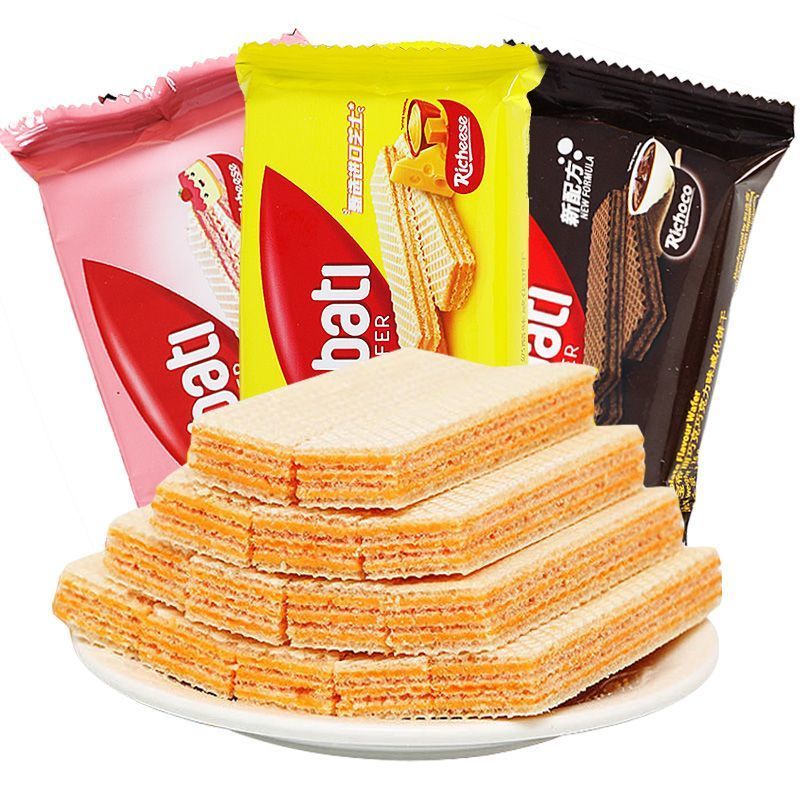 Nabati Cheese Wafer ใช้ทานเล่น กรุบกรอบ