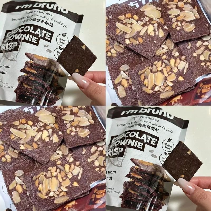 Papi Sauce Recommended Thailand Im bruno Chocolate Nut Chips บราวนี่บิสกิต Mocha Chips 7-24v