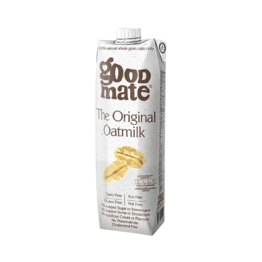 กู๊ดเมท นมข้าวโอ๊ตสูตรดั้งเดิม Goodmate Original Oat Milk 1ltr.