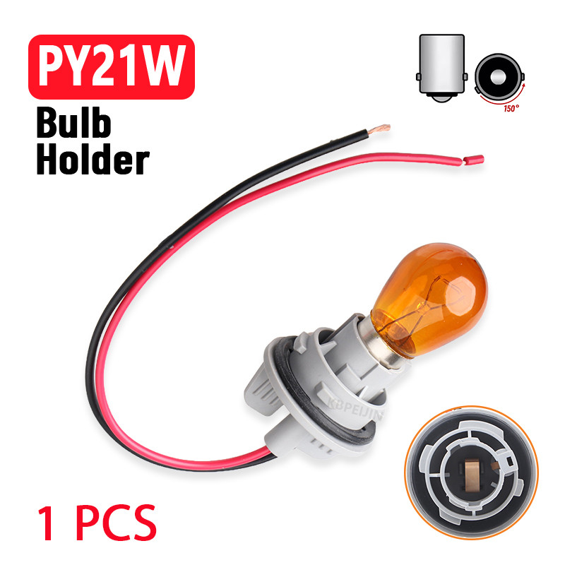 BAU15S PY21W ด้านหลังไฟเลี้ยวหลอดไฟและสายไฟสําหรับ Hyundai Elantra 2011-2016 1 ชุด