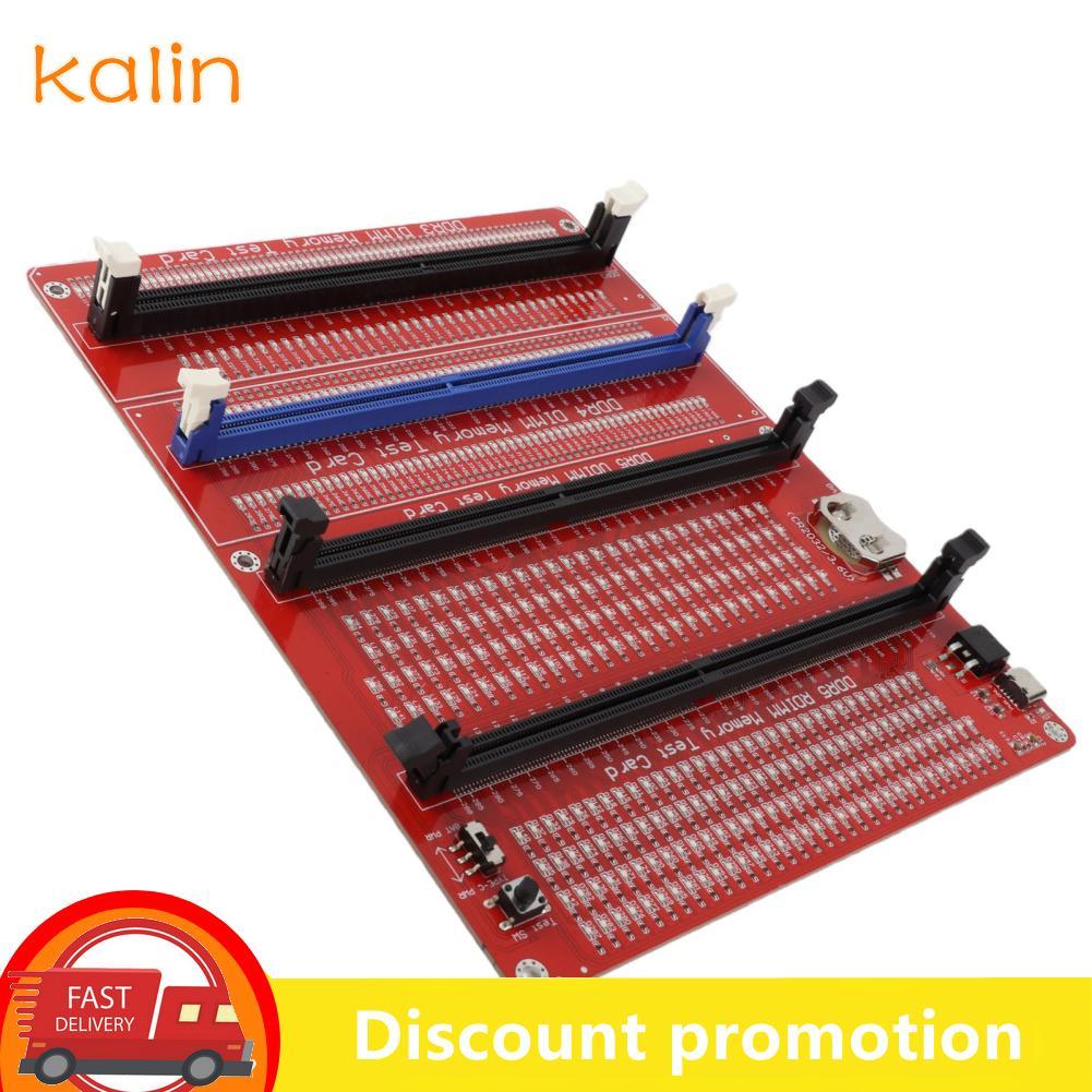 Kalin-th Kalin-th ASHATA RAMหน่วยความจำDiagnostic Analyzer Tester 4 In 1 เดสก์ท็อปDDR3 DDR4 DDR5 การ์ดProfessional RDIMM PCB