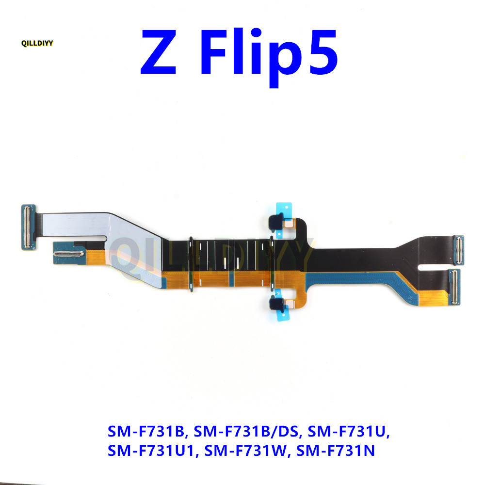 ขั้วต่อเมนบอร์ดจอแสดงผล LCD สําหรับ Samsung Galaxy Z Flip5 SM-F731B F731 F731U F731N Spin Axis Flex 