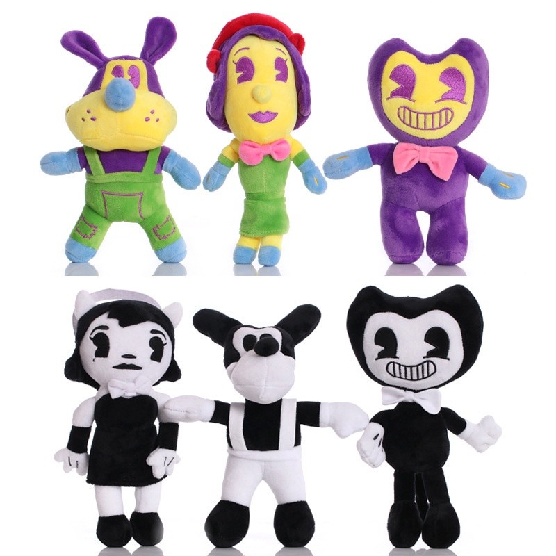 เกมระทึกขวัญ Bendy and the Ink Bendy and the Ink machine ตุ๊กตา Bendy Dog ตุ๊กตาเด็กผู้หญิง