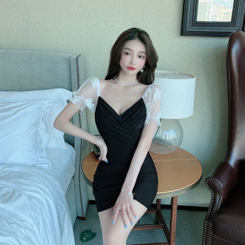 Simple Skinny Butt Hollow Dress Night Club Foot Therapy เครื่องมือ Night Club ทํางานลึก v Slimmer ดู
