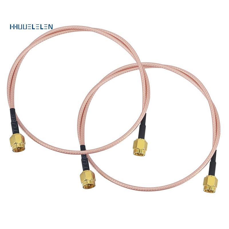 [Promete H]Cable SMA Male WiFi Cable Antenna 50 CM Coaxial Cable Male to Coaxial Connector SMA RG316