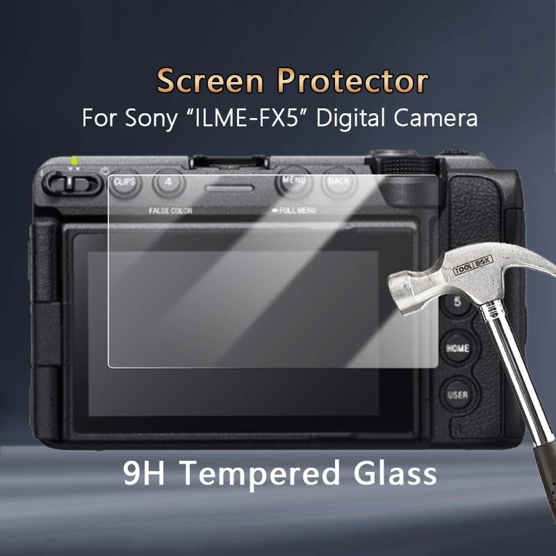 สําหรับ Sony ILME-FX5 FX5B FX6 กล้อง HD Clear Slim 2.5D 9H กระจกนิรภัยป้องกันหน้าจอฟิล์ม