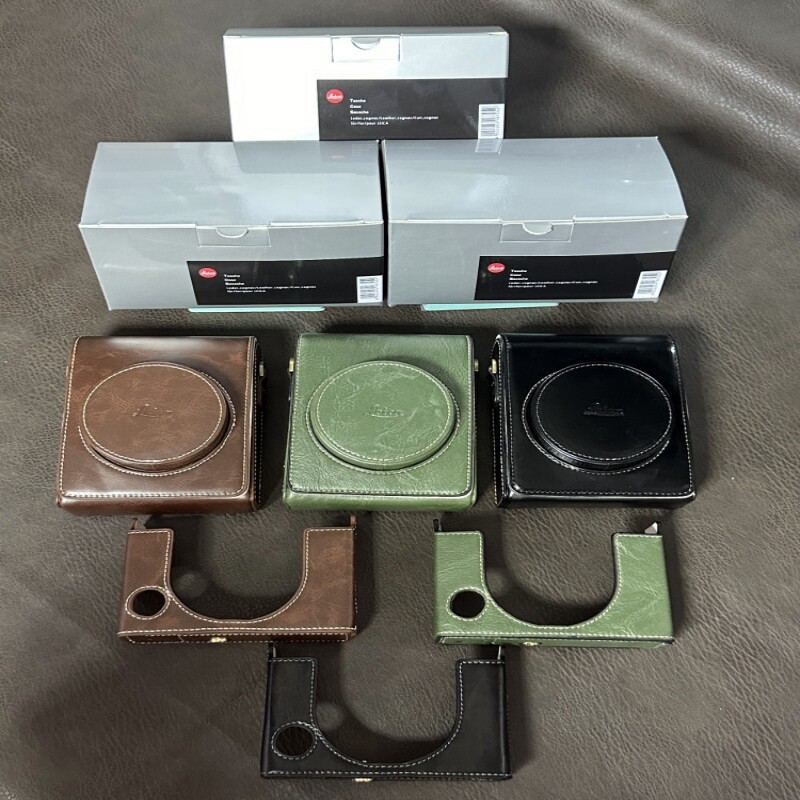 Leica leica Sofort 2 กระเป๋ากล้องป้องกันกรณี leica sofort2 Polaroid Body Half Case กระเป๋าหนัง
