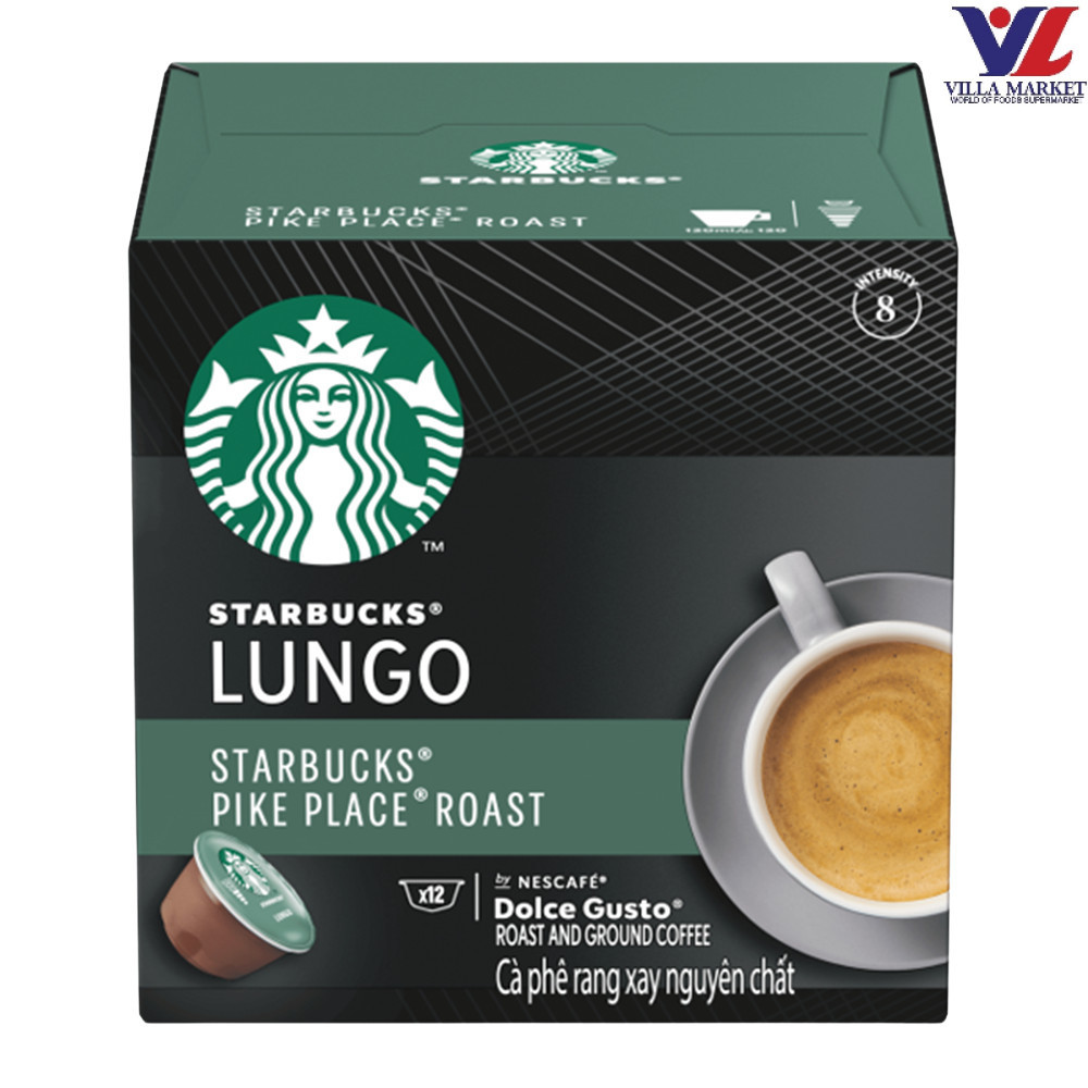 Starbucks Dolce Gusto Roast Ground Coffee Pike Place 12Caps