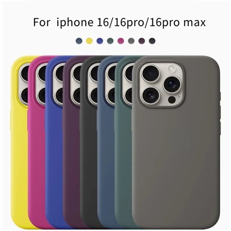 YyyOfficial 1:1 สําหรับ Magsafe เคสซิลิโคนเหลวสําหรับ iPhone 16 Pro Max สําหรับ iPhone 16 Pro Plus ก
