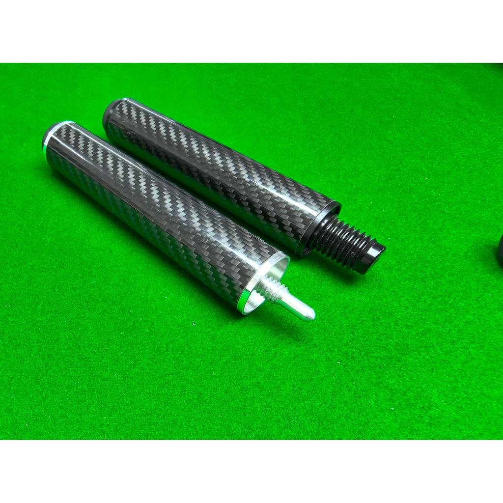 Lesla Extended Handle คาร์บอนไฟเบอร์บิลเลียด Big Head Cue Cue Extended Handle