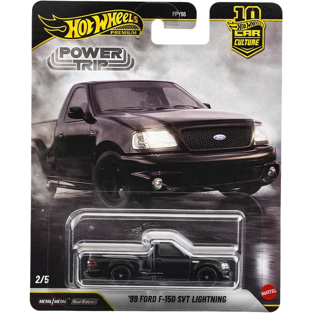 Hot Wheels Premium Car Culture Power Trip 99 Ford F-150 SVT Lightning JKF33