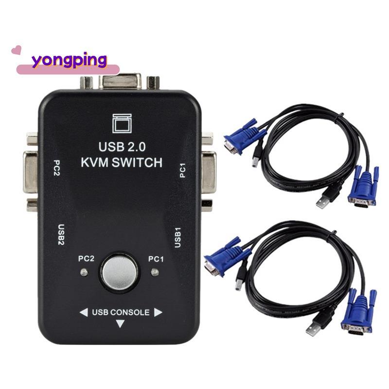 USB 2.0 KVM Switch USB Multi Port Switcher Switcher