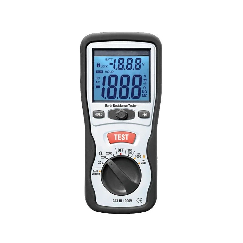 ยี่ห้อใหม่ Professional LOOBO DT-5300B Earth Resistance Tester AC/DC เครื่องตรวจจับแรงดันไฟฟ้าพร้อมร