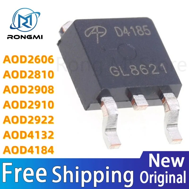 10 AOD4184 D4184 TO-252 AOD2606 D2606 AOD4185 D4185 AOD2810 D2810 AOD2908 D2908 AOD2910 AOD2910 AOD2
