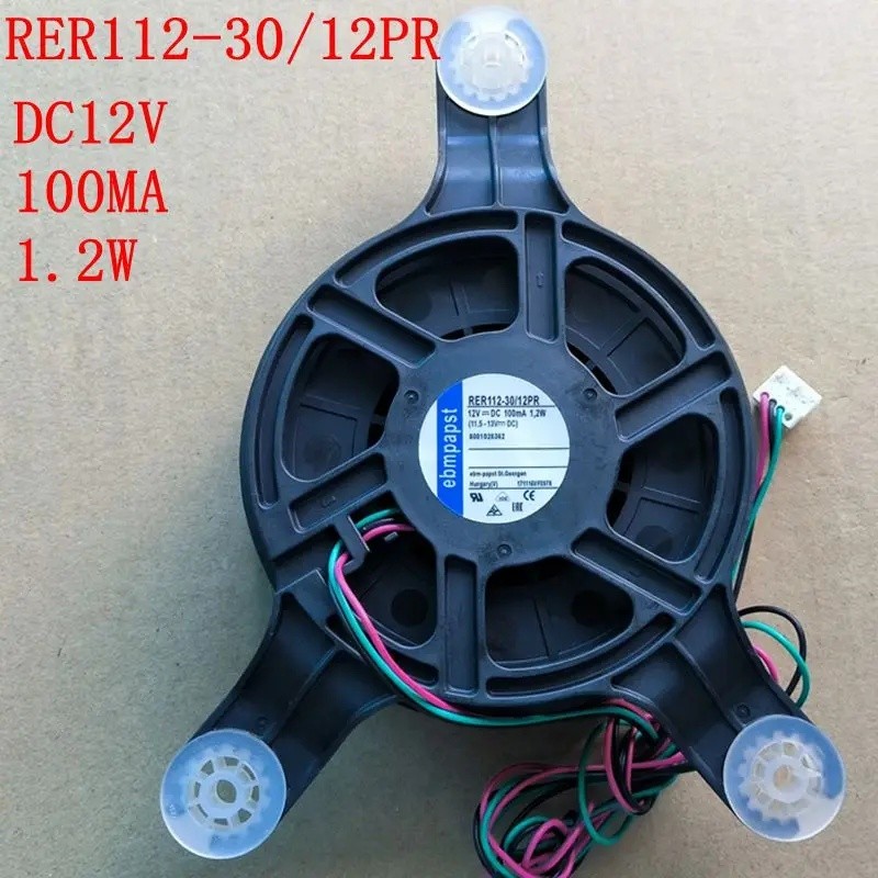 1 ชิ้น มอเตอร์พัดลมอะไหล่ DER112-30/12PR DC12V 100MA 1.2W