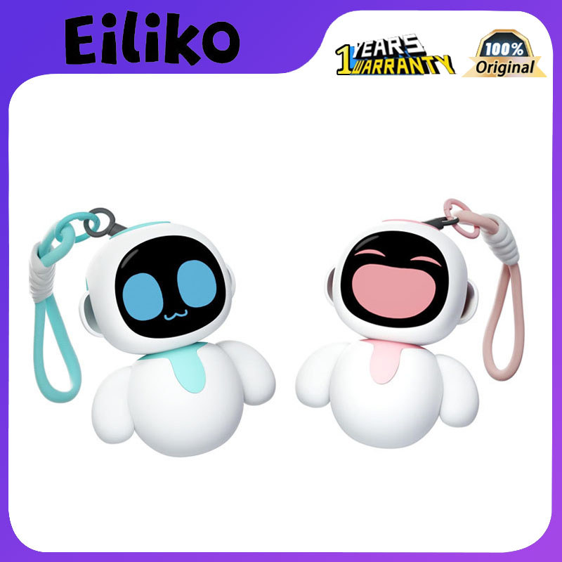Eiliko Intelligent AI Robot Palm Pet Companion Robot Emojis Interactive Bag Pendant