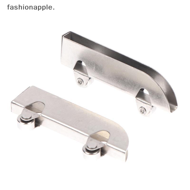 Form & Art 4 PC รอกเหล็ก 5 มม.กระจกประตูบานเลื่อนล้อ Clamp Tra Roller Runner FA