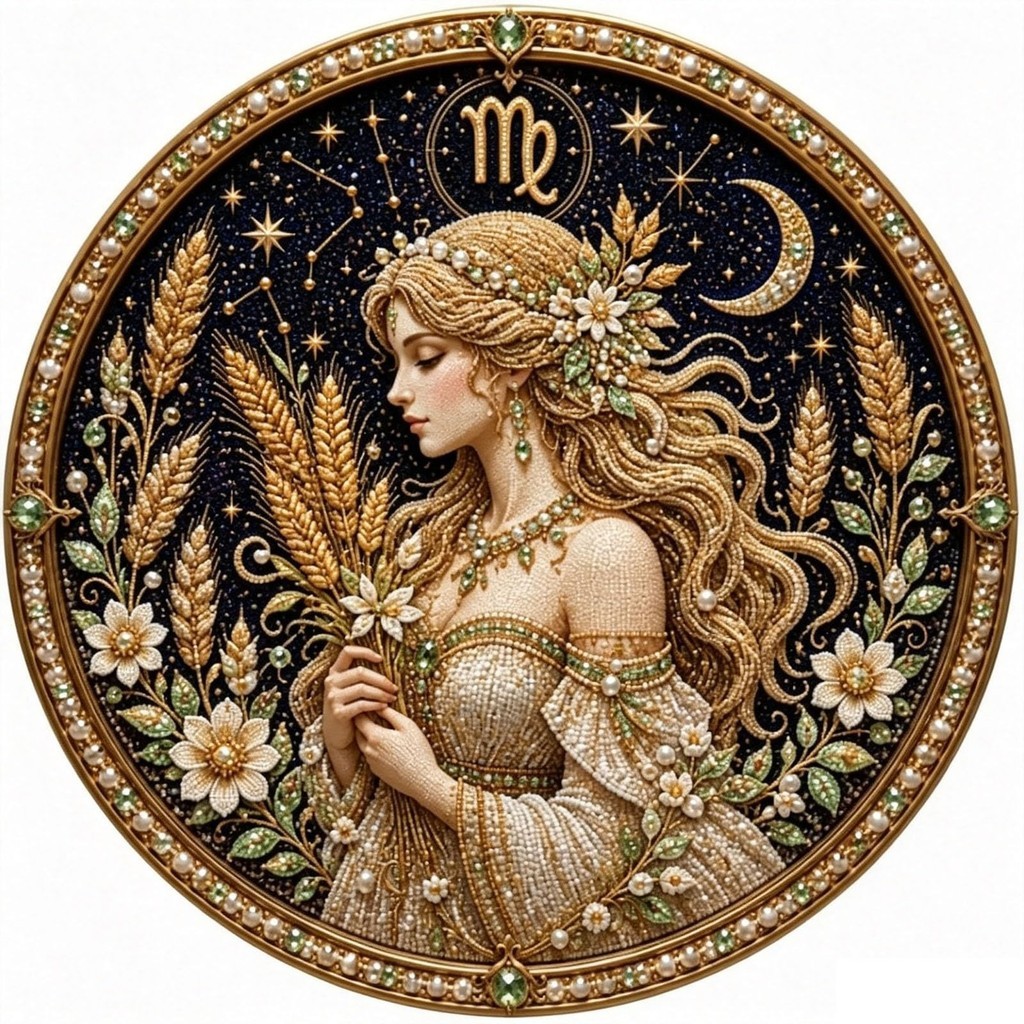 新款Pearl 12 Zodiac Signs Art Kit 十二星珠钻套装