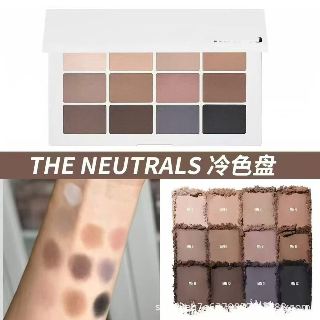 Cool Eyeshadow neutrakl Palette Cross-Border original Color Palette American Warm Color Twelve V6AW