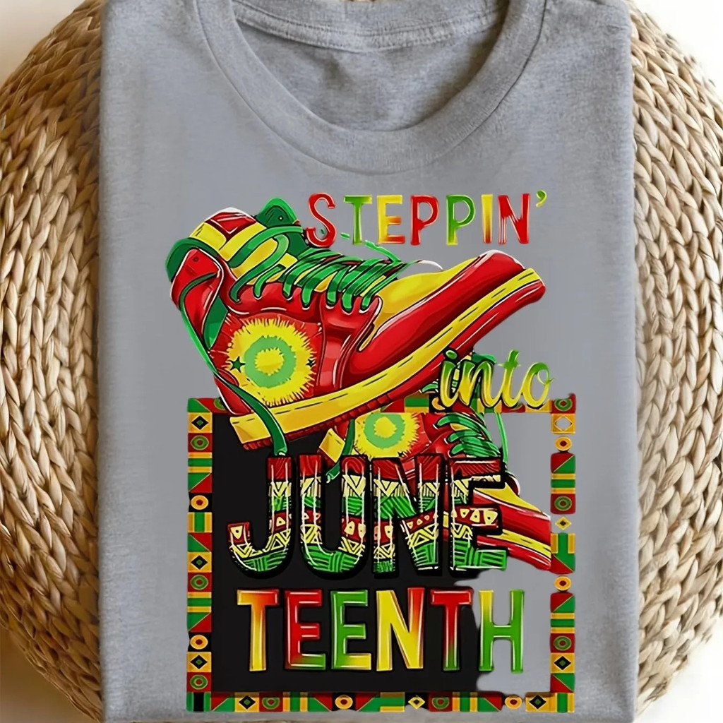 เสื้อยืดลายกราฟิก "Road to June 19th" ผ้าฝ้ายแท้ คอกลม แขนสั้น ใส่ได้ทั้งชายและหญิง (ไซส์ S-5XL)