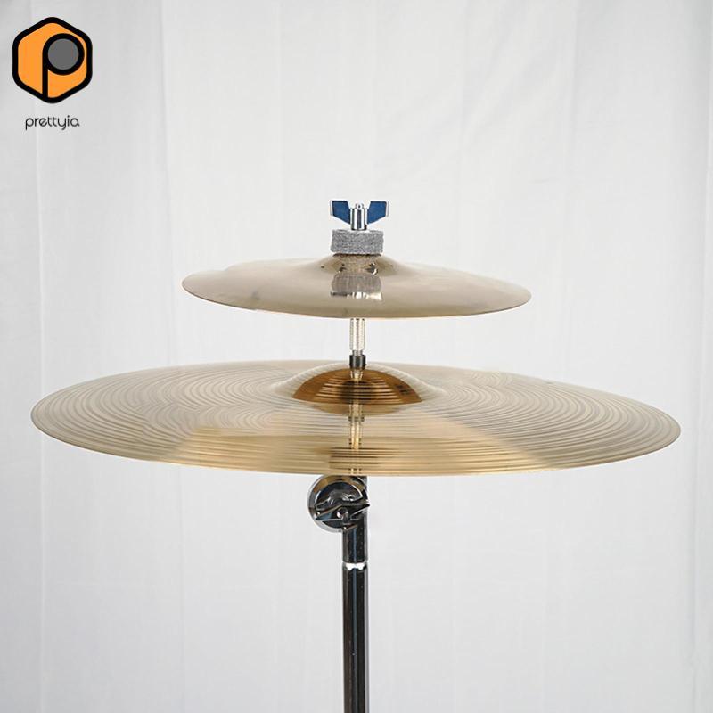 [สวย] Hi-Hat Clutch Cymbal Mount Stacker, 4 นิ้วโลหะ Cymbal Stacker สําหรับ 8 มม. สําหรับชิ้นส่วนอุป
