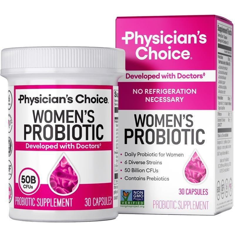 ซื้อสองแถมหนึ่งPhysicians Choice Womens Probiotic Daily Digestive, Gut Health, Urinary Tract และ Imm
