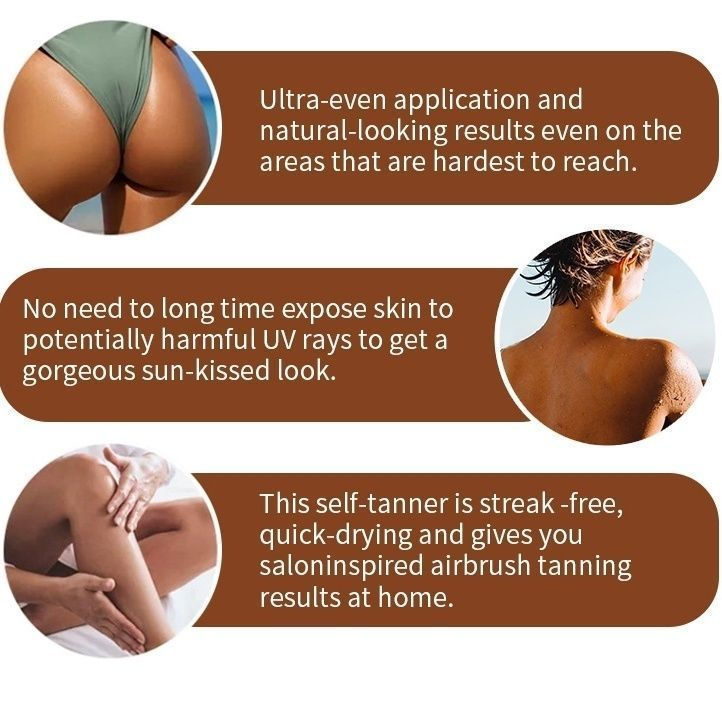 New Product#For Body Self Tanning Mousse spray Sunless tanning mousse10Y