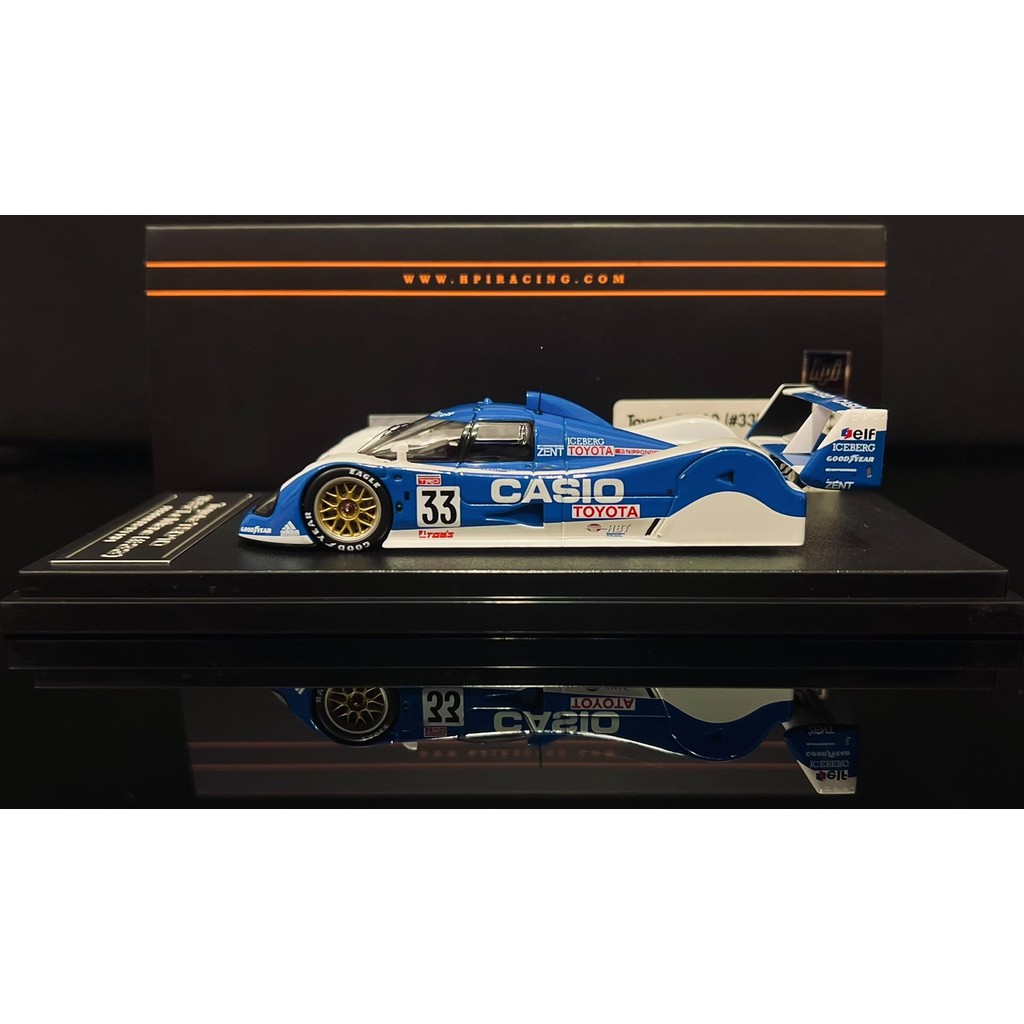เอชพีไอ?แข่ง 1/43 . Kaleda TS010 赛车Toyota TS010I992Mango Le Mans (#33) PROOUCED โดยจอแสดงผล HPI ขยาย