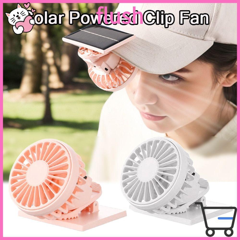 FLUSH Cap Clip Cooler Fan, Powered Lightweight Hat Clip Fan, Portable Hands Free USB ชาร์จ Mini Pers