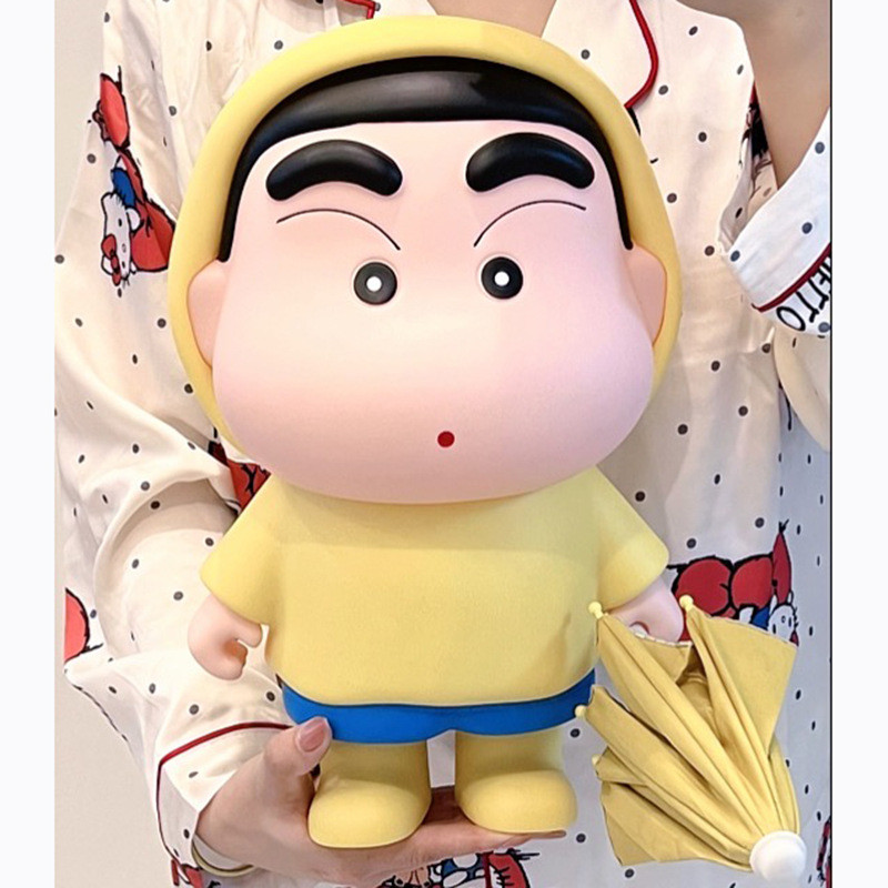 สายจูงขนาดใหญ่ 36 ซม. สุนัข Shin-Chan Wilderness Shinnosuke เครื่องประดับไวนิลทํามือฟรีกล่องสีสามารถใช้เป็นของขวัญวันเกิด