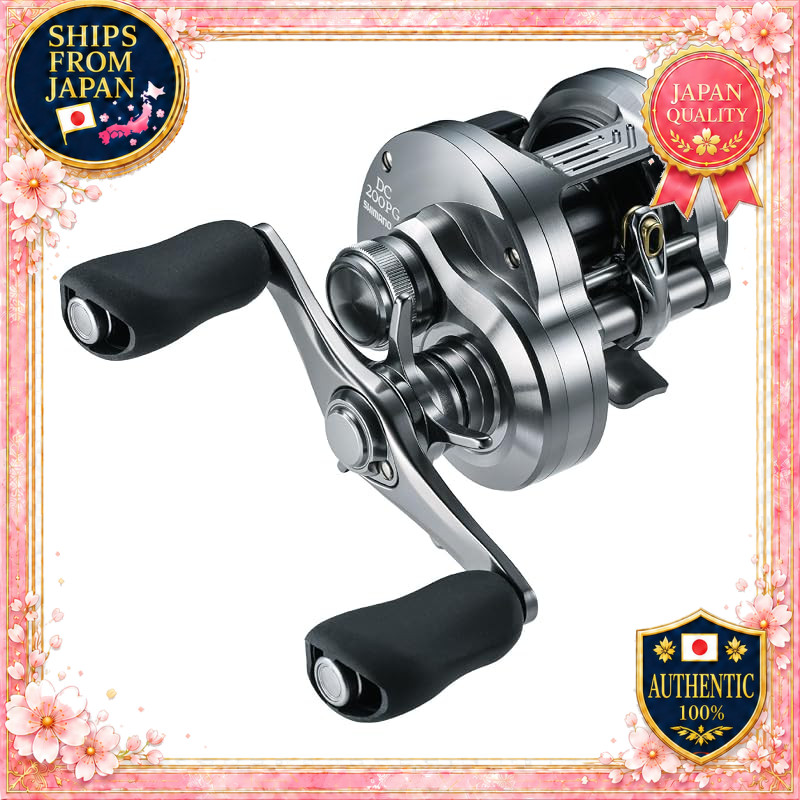 SHIMANO Bait Reel Calcutta Conquest DC 200PG Right Handle