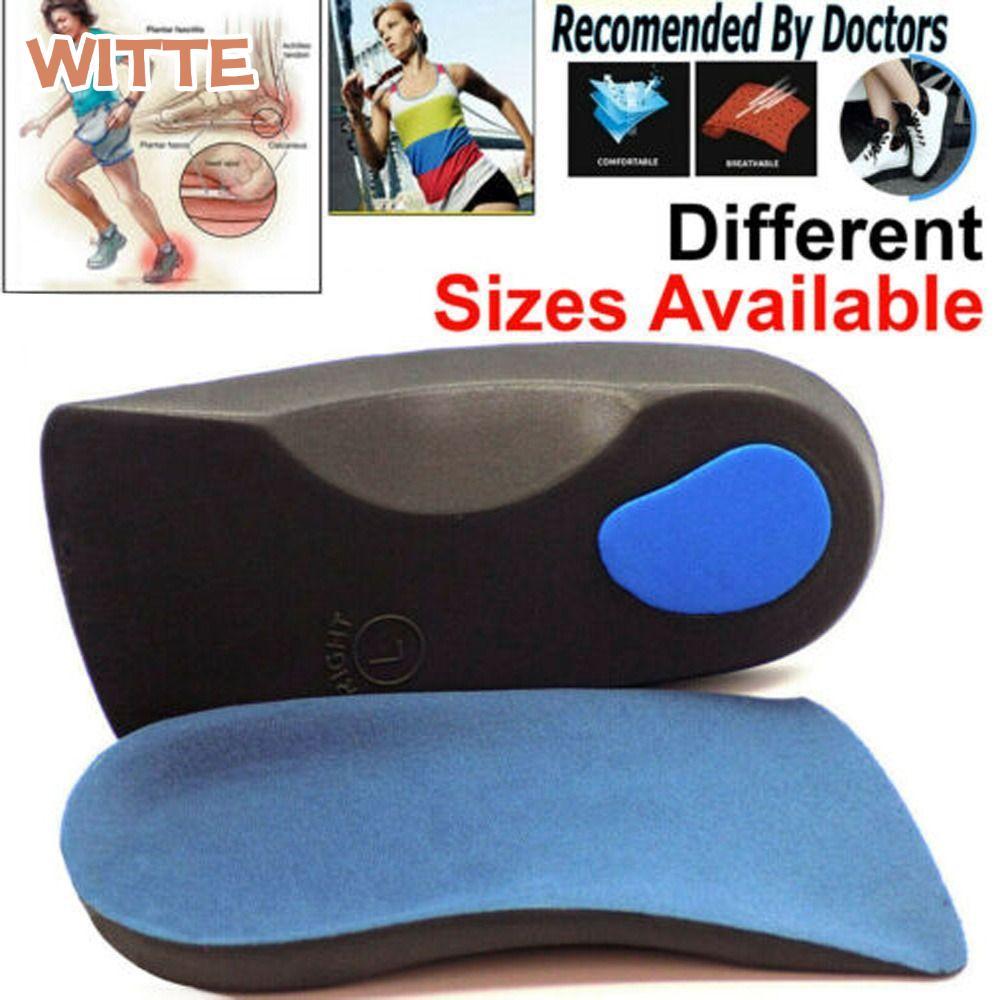 WITTE Orthotic Insoles Anti Microbial Fallen Arches เท้าแบน Over Pronation 3/4 พื้นรองเท้า