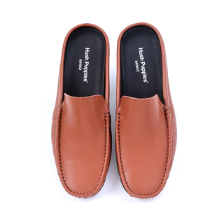 Hush Puppies รองเท้าผู้ชาย รุ่น HP 8HSFPP305Z - สีน้ำตาล (รองเท้าแตะหนังสังเคราะห์แบบสวม)