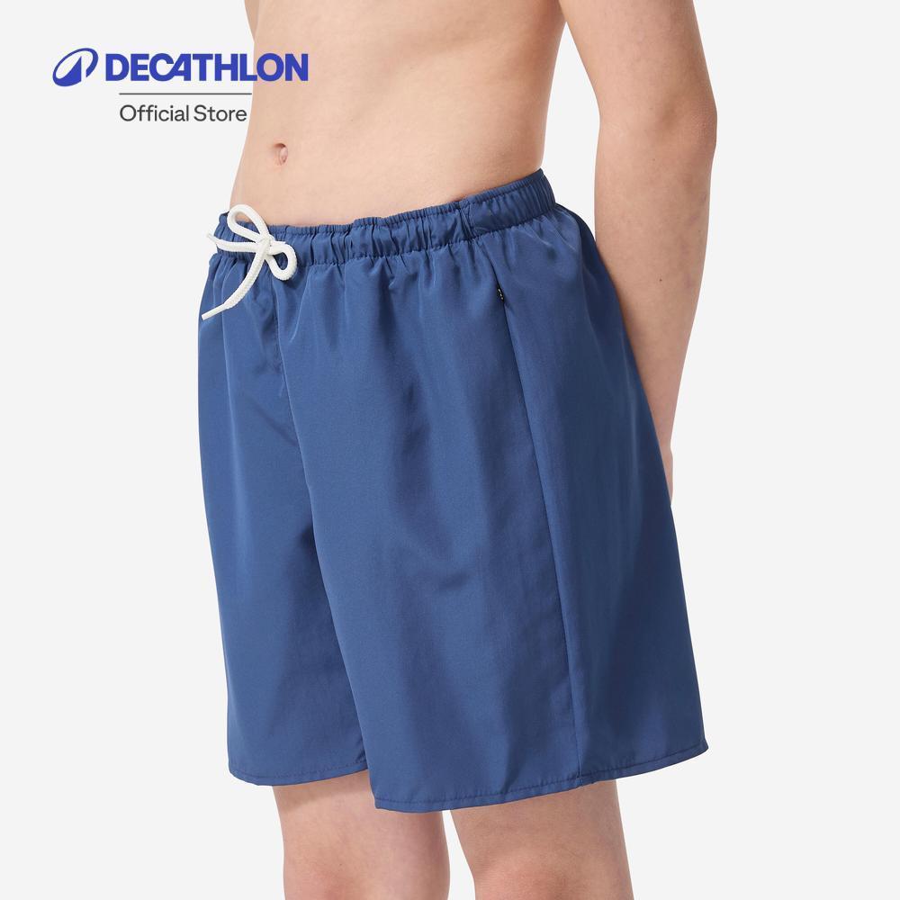 Decathlon Boys’ Swim Shorts กางเกงว่ายน้ำขาสั้นสำหรับเด็กผู้ชาย รุ่น 100 - Navy Blue