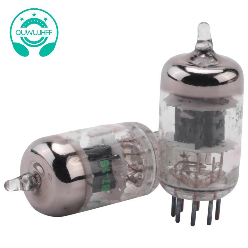 (quwujhff)2PCS GE5654W GE5654 สูญญากาศวาล์วสูญญากาศอิเล็กทรอนิกส์หลอดอัพเกรดสําหรับ 6J1 6M1 6AK5 6J1