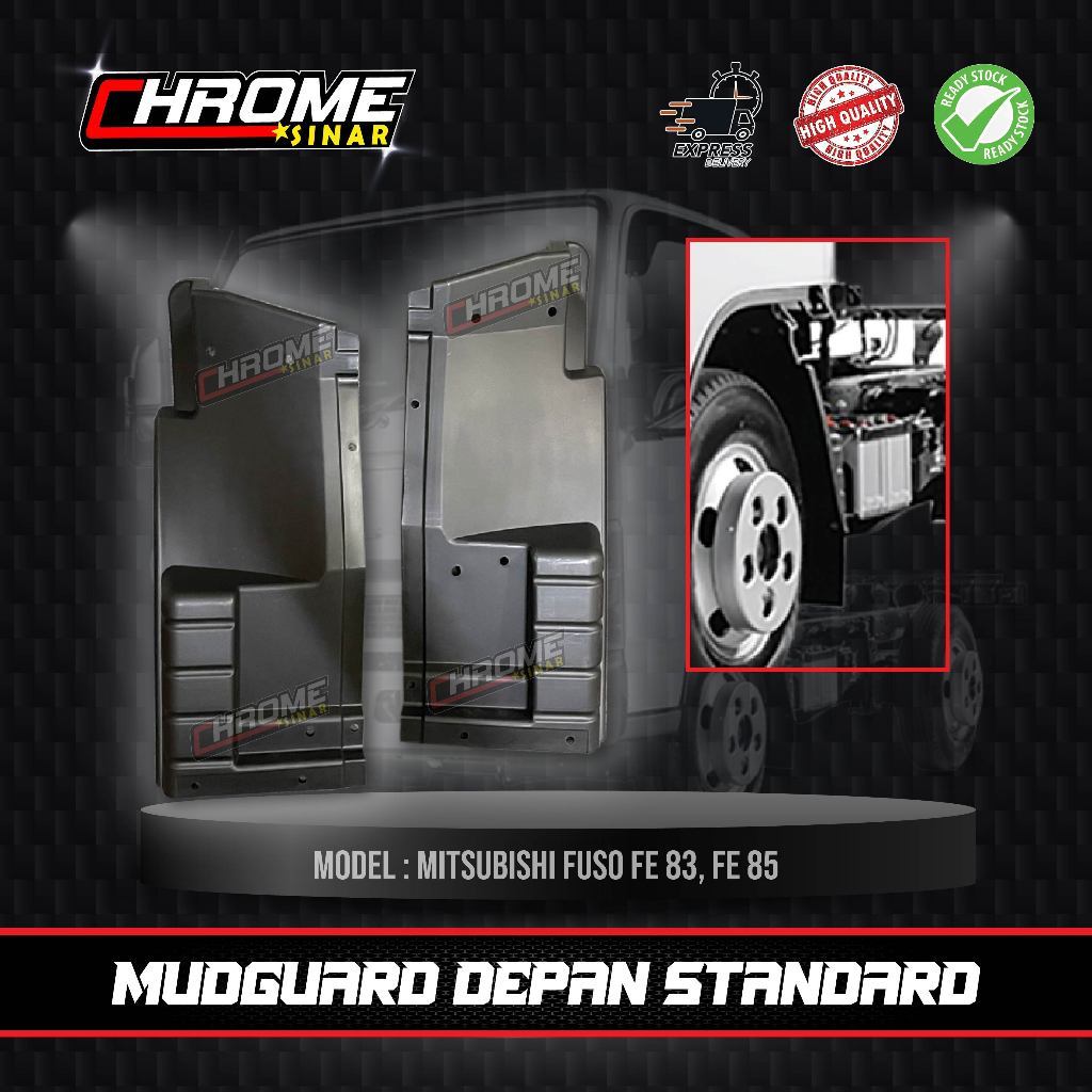 MITSUBISHI FUSO FE83/FE85 MUDGUARD DEPAN