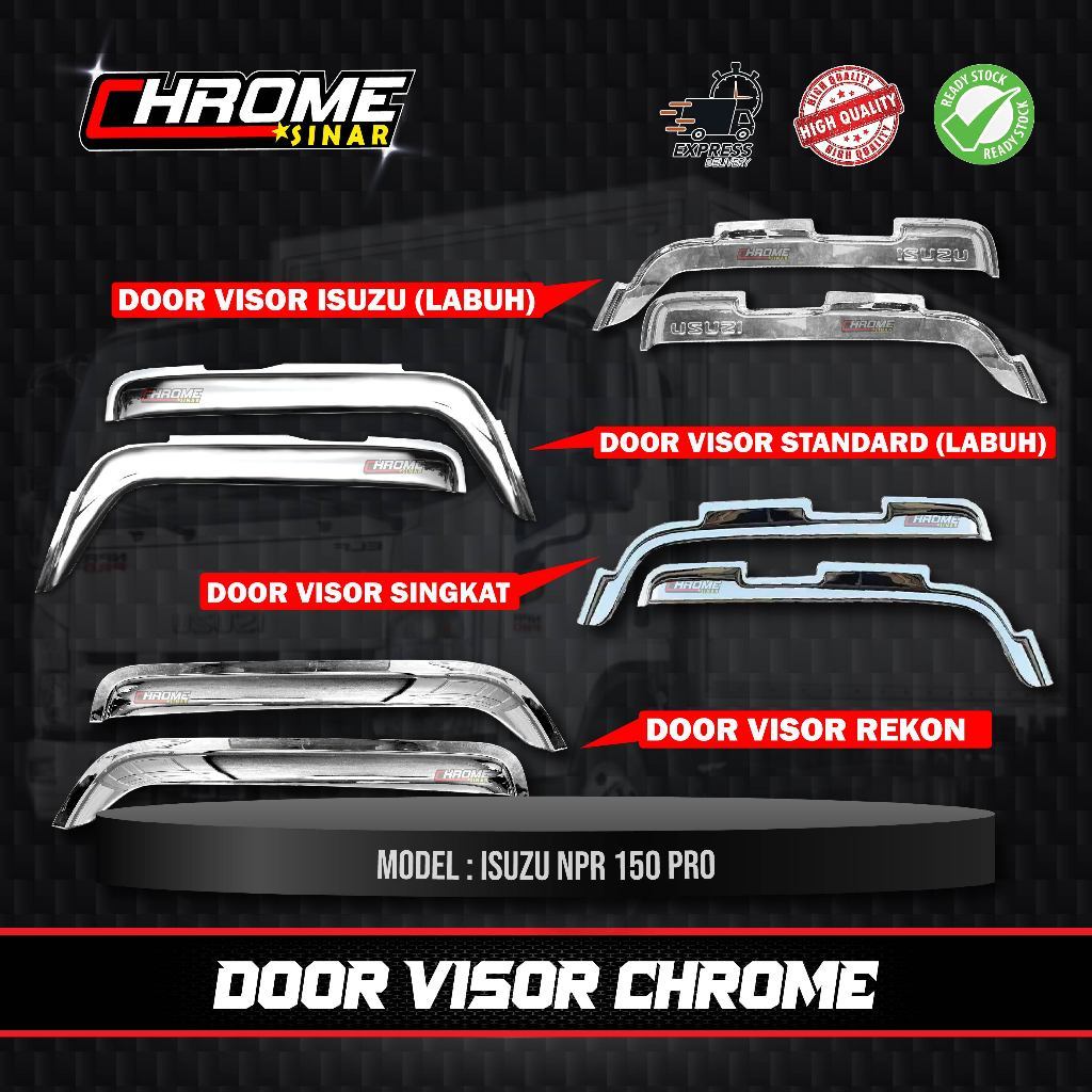 ISUZU NPR 150 - VISOR CHROME