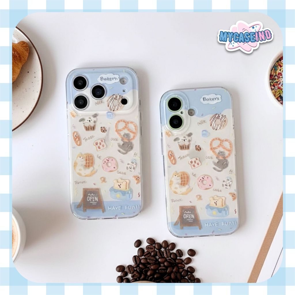 [MYCASEIND] BAKERY SHOP ANGEL EYE PRINTING case vivo y19s v29e y36 y27 y17S y28 v27e v23 5g v23e v21