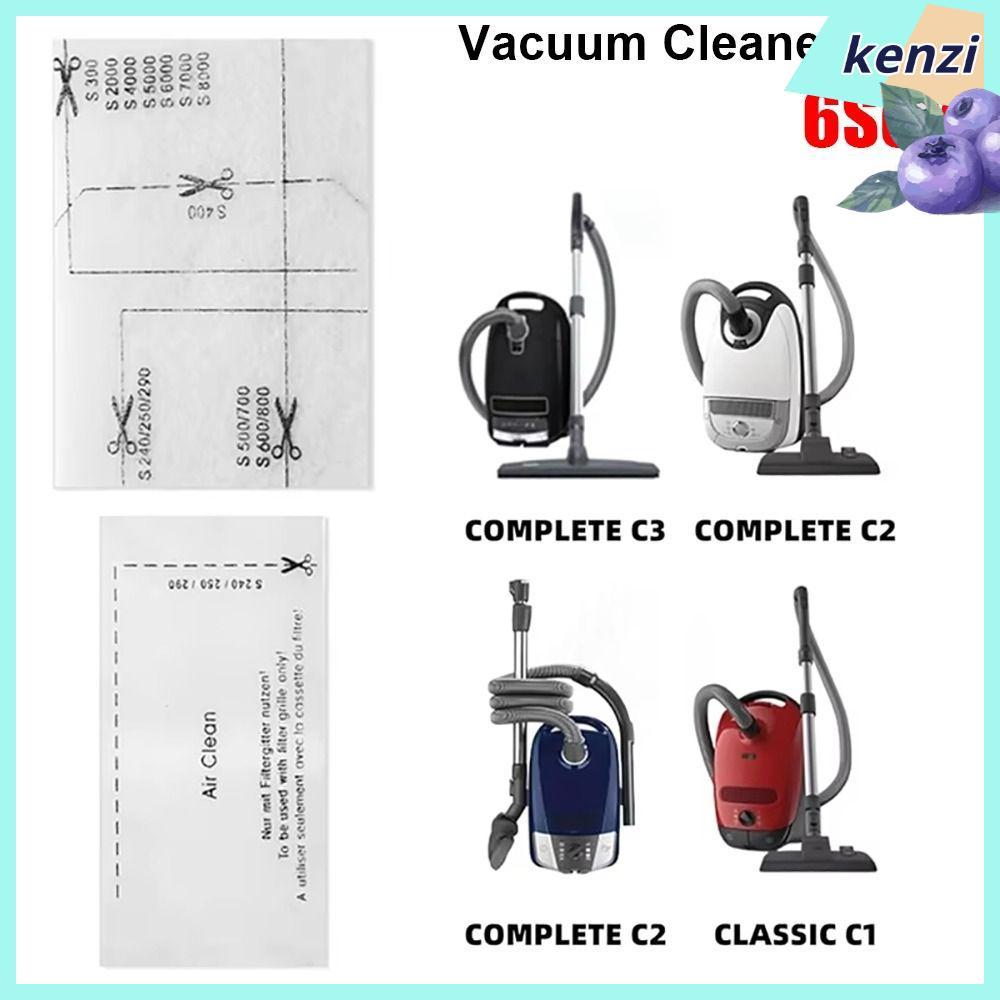 KENZI 6 ชุดเครื่องดูดฝุ่น, Air Clean Pack กรองผ้าฝ้าย, ไอเสียกรองอะไหล่สําหรับ Miele Complete S8340 