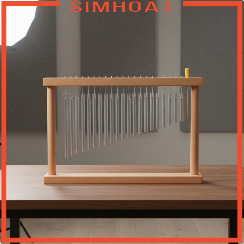 [Simhoa1] เครื่องเพอร์คัชชัน Stick Twenty Rod Musical Wind Chime Tabletop Chime Bar สําหรับการจัดเพล