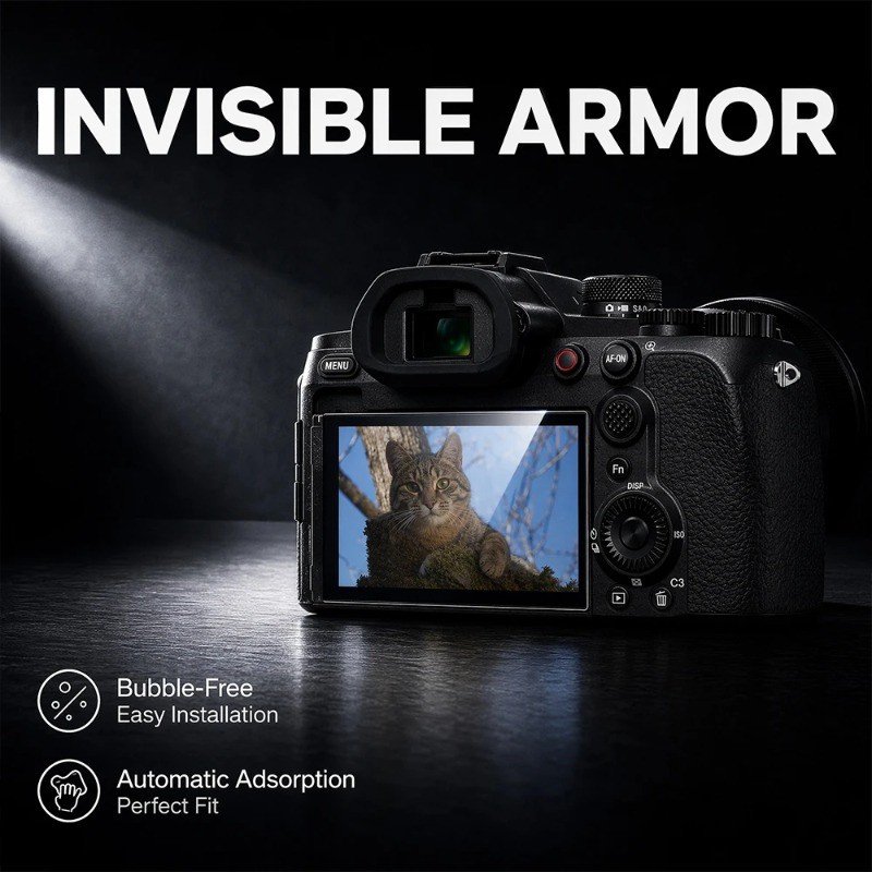 สําหรับ Fujifilm X‐A1 X‐A10 X‐A2 X‐A20 X‐A3 X‐A5 X‐A7 X‐E1 X‐E2 X‐E2S X5 X1H ตัวป้องกันหน้าจอความแข็
