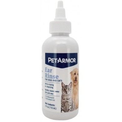 PETARMOR EAR RINSE DOGS & CATS 4OZ