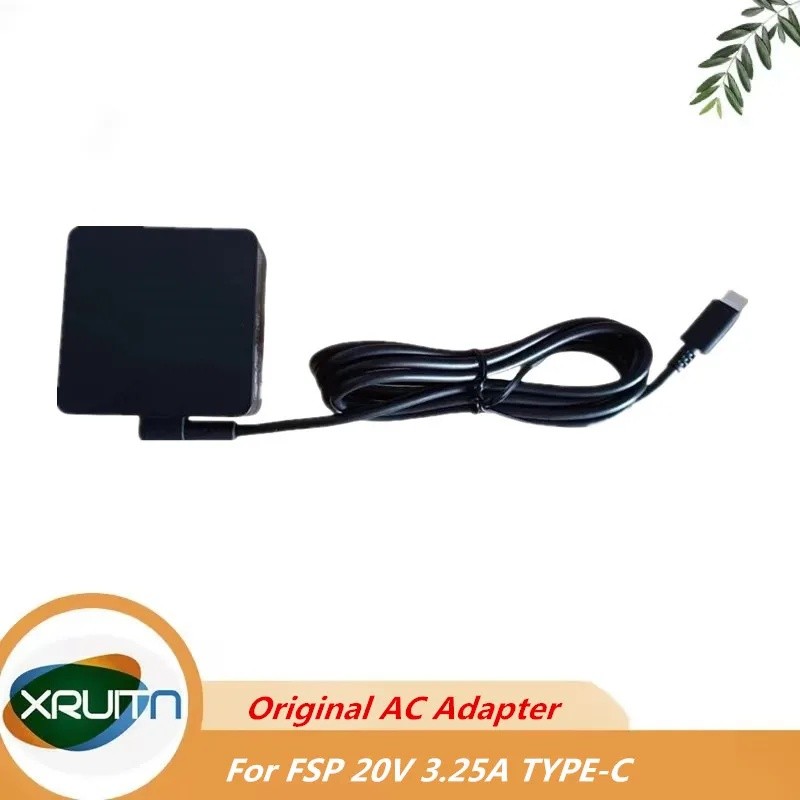 ของแท้ 20V 3.25A 65W อะแดปเตอร์ AC FSP FSP065-A1BR3 แล็ปท็อปสําหรับ Intel NUC M15 USB-C แหล่งจ่ายไฟ 