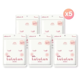 (แพ็ค 35 แผ่น) LuLuLun Premium Shimane Peony Face Mask ลูลูลูน แผ่นมาสก์หน้า สูตรปกป้องผิวจากมลภาวะ ฟื้นบำรุงผิวให้เนียน
