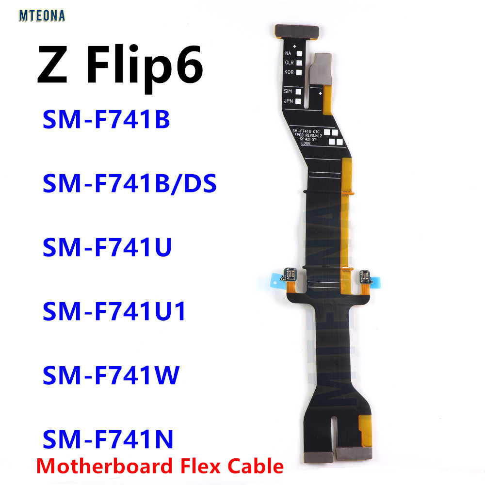 สําหรับ Samsung Galaxy Z Flip6 F741 SM-F741B F741U F741N เมนบอร์ดหลักเชื่อมต่อจอแสดงผล LCD USB Flex 