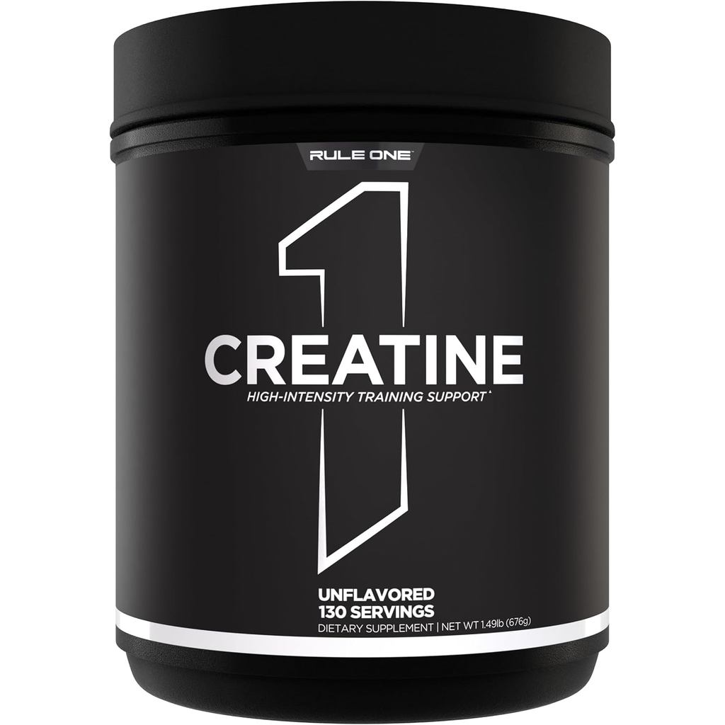 Rule 1 Protein Creatine Powder ไม่มีกลิ่น 130 เสิร์ฟ | Pure Micro-Powdered Creatine Monohydrate ใช้ส
