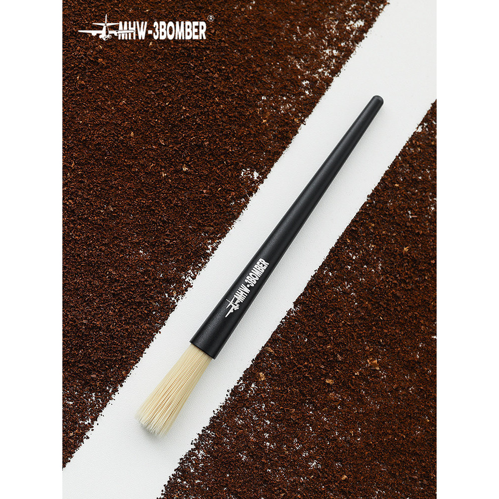 MHW-3BOMBER Bomber แปรงกาแฟเครื่องบดแปรงทําความสะอาดอลูมิเนียมแปรงทําความสะอาดหัวแปรง PET