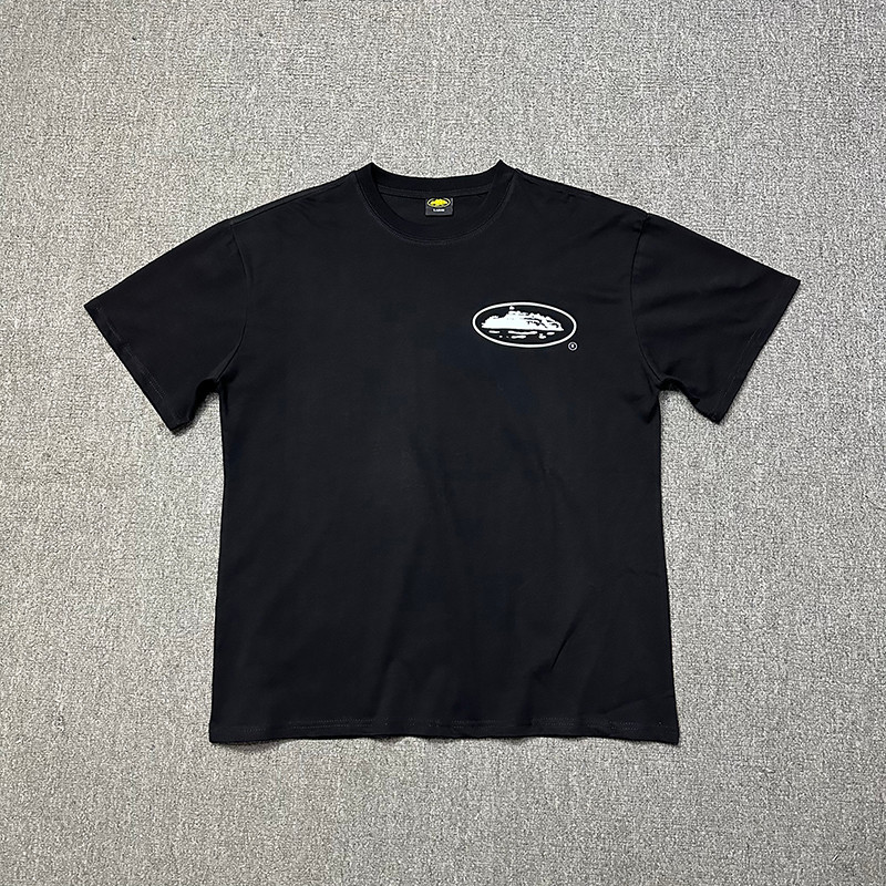 VLONE FOG VLONE FOG Corteiz รอบคอหลวมแขนสั้นผู้ชายเสื้อยืด Street Wear Letter พิมพ์แขนสั้น