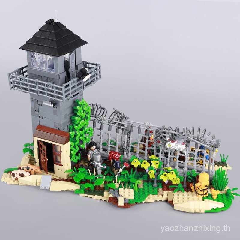 MOC Life Scene Prison Lighthouse Prison Breaking Fence Minifigure อุปกรณ์เสริมชายหญิงของเล่นอาคารบล็