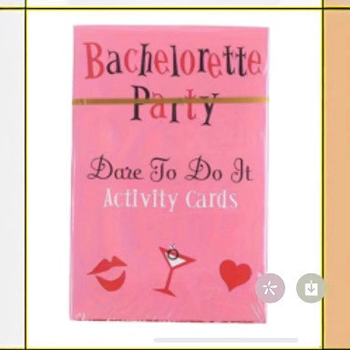 Bachelorette Party Game Bachelorettepartygarecardsgames Card Puzzle yyy8.14.65